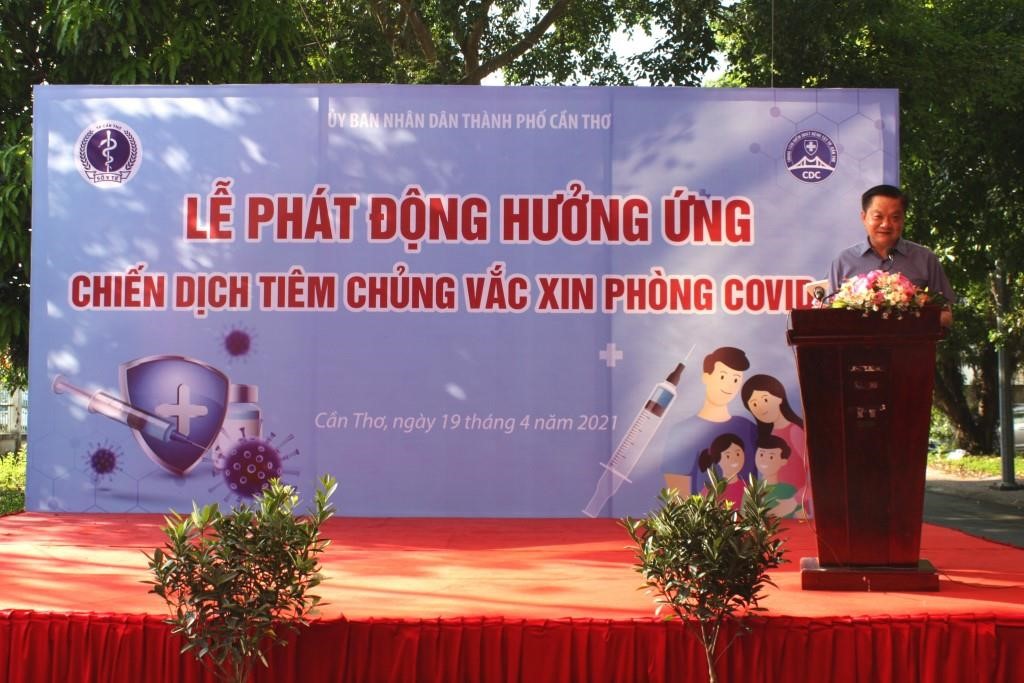 Ông Dương Tấn Hiển – Phó Chủ tịch UBND TP. Cần Thơ phát biểu tại Lễ phát động